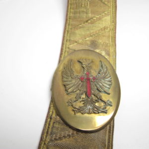 Spanien: Franco Zeit Kartuschkasten mit Bandelier.-9891