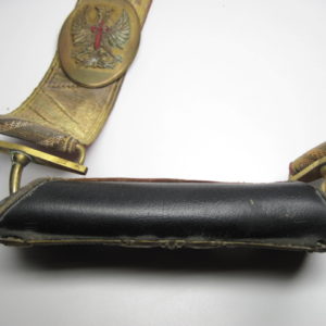 Spanien: Franco Zeit Kartuschkasten mit Bandelier.-9898