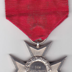 Sächsischer Hausorden vom Weißen Falken. Verdienstkreuz in Silber.-10354