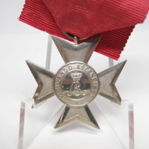 Sächsischer Hausorden vom Weißen Falken. Verdienstkreuz in Silber.-10355