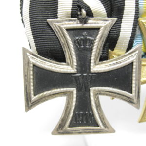 3er Ordensspange: Mecklenburg, Eisernes Kreuz und Ehrenkreuz für Kriegsteilnehmer-10543