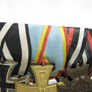 3er Ordensspange: Mecklenburg, Eisernes Kreuz und Ehrenkreuz für Kriegsteilnehmer-10546