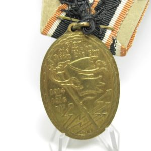 Kyffhäusermedaille mit 2 Gefechtsspangen: Arras-Albert, Flandern u. Artois.-11157