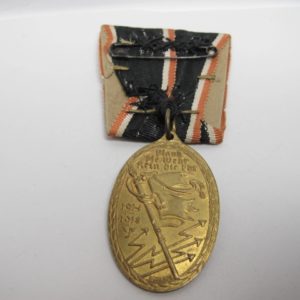 Kyffhäusermedaille mit 2 Gefechtsspangen: Arras-Albert, Flandern u. Artois.-11159