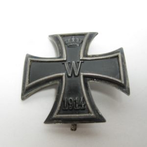 Eisernes Kreuz 1. Klasse von 1914. 800er Silberpunze.-11776