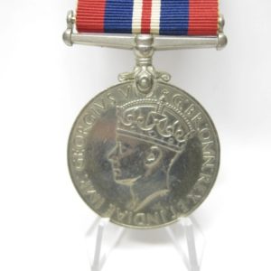 Medaille 1939- 1945 Großbritannien GeorgivsG B R OMN REX Et Indiae Emp, aus WK II 1939-1945-12108