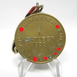 Anschlussmedaille an das Sudetenland 1. Oktober 1938-12245