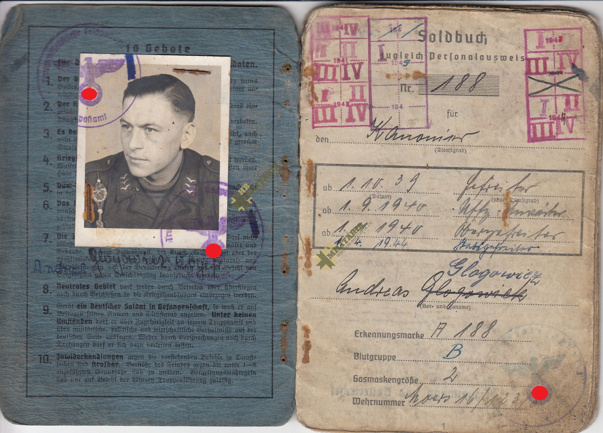 Luftwaffen Soldbuch - Finnland 1942 Petsamo. Norwegen. - VERKAUFT- SOLD – Bild 2