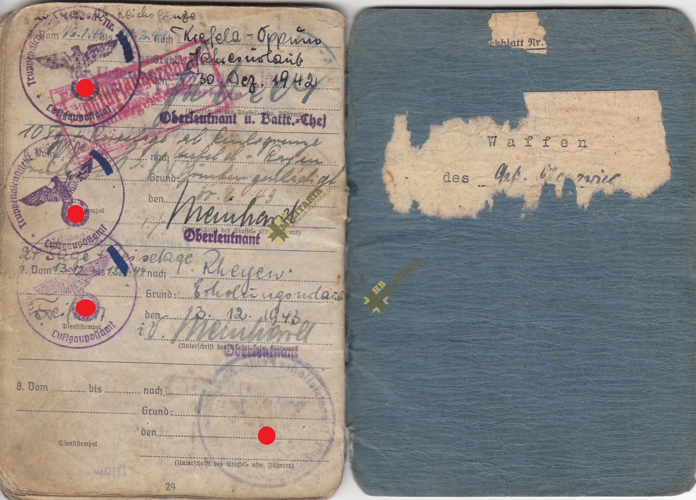 Luftwaffen Soldbuch - Finnland 1942 Petsamo. Norwegen. - VERKAUFT- SOLD – Bild 14