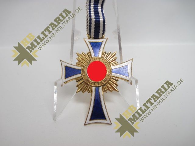 Ehrenkreuz der deutschen Mutter in gold am Band mit Etui- VERKAUFT- SOLD – Bild 5