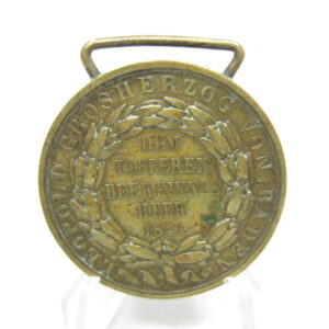 Medaille: Leopold von Baden: Dem tapferen Befreihungs- Heer. 1849.