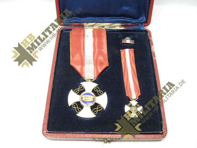 Italien: Orden der Krone von Italien. Ritterkreuz.- VERKAUFT- SOLD – Bild 5