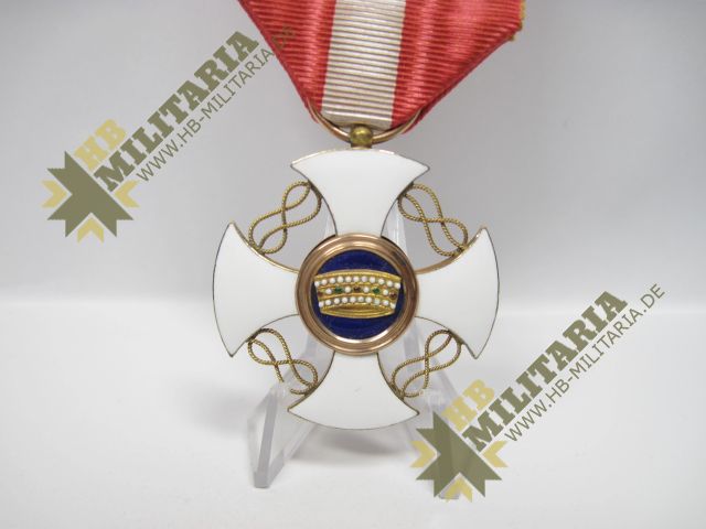 Italien: Orden der Krone von Italien. Ritterkreuz.- VERKAUFT- SOLD – Bild 10