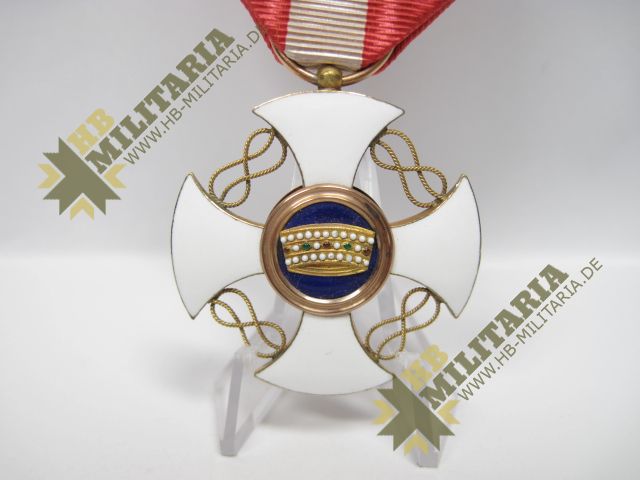 Italien: Orden der Krone von Italien. Ritterkreuz.- VERKAUFT- SOLD – Bild 11