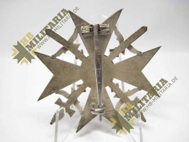 Spanienkreuz in Silber mit Schwertern mit Fotoexpertise- VERKAUFT- SOLD – Bild 6