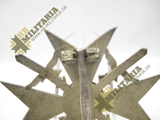 Spanienkreuz in Silber mit Schwertern mit Fotoexpertise- VERKAUFT- SOLD – Bild 7