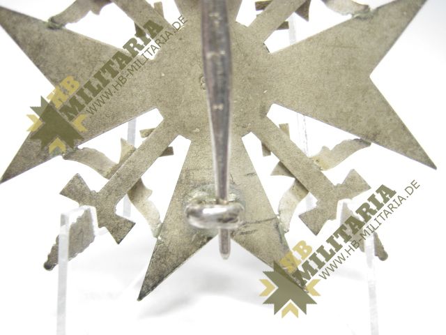 Spanienkreuz in Silber mit Schwertern mit Fotoexpertise- VERKAUFT- SOLD – Bild 8