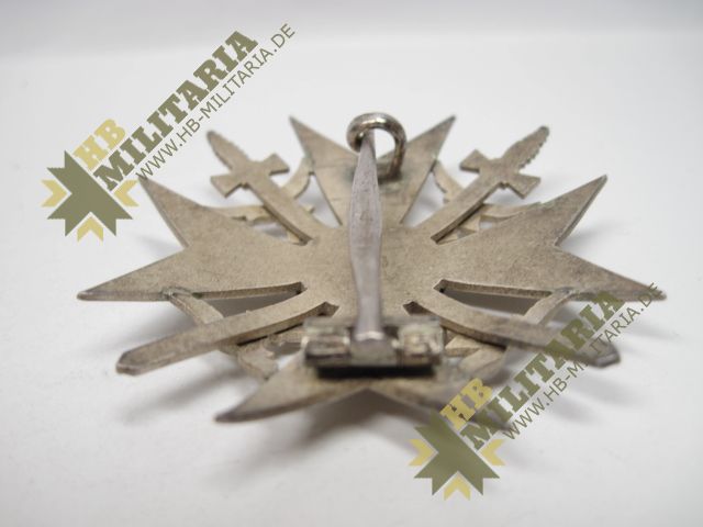 Spanienkreuz in Silber mit Schwertern mit Fotoexpertise- VERKAUFT- SOLD – Bild 11