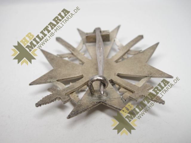 Spanienkreuz in Silber mit Schwertern mit Fotoexpertise- VERKAUFT- SOLD – Bild 12