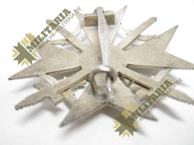 Spanienkreuz in Silber mit Schwertern mit Fotoexpertise- VERKAUFT- SOLD – Bild 14