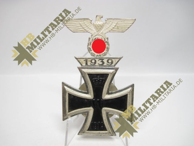 Eisernes Kreuz 1. Klasse 1914 mit aufgesetzter Spange 1939 inkl. Niemann Fotoexpertise. EK1 Wiederholer- VERKAUFT- SOLD