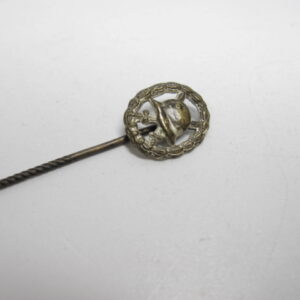 Verwundetenabzeichen silber Miniatur an Nadel