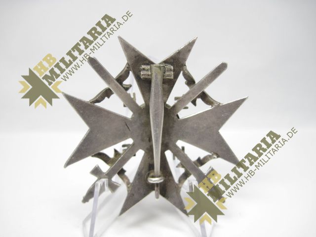 Spanienkreuz Silber mit Schwerter inkl. Fotoexpertise Carsten Baldes. – Bild 3