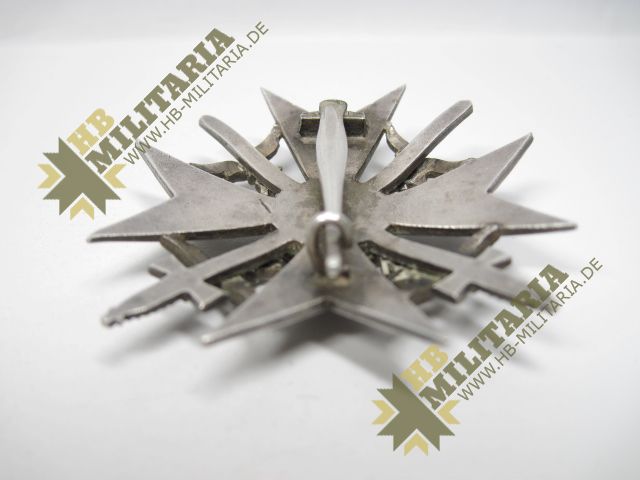 Spanienkreuz Silber mit Schwerter inkl. Fotoexpertise Carsten Baldes. – Bild 5