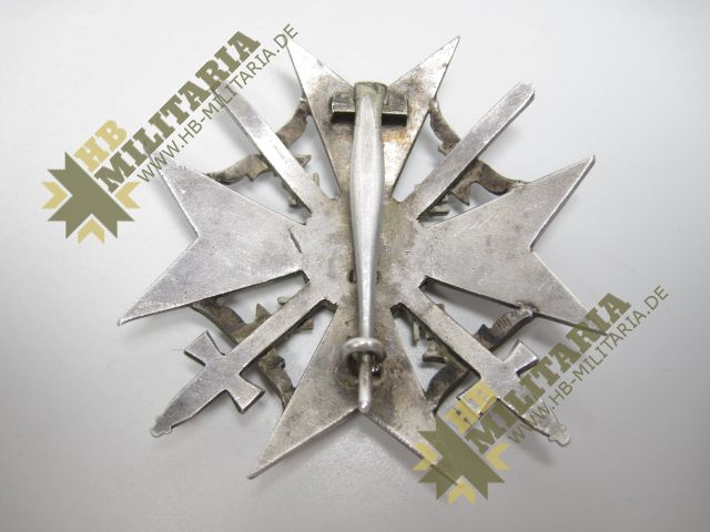 Spanienkreuz Silber mit Schwerter inkl. Fotoexpertise Carsten Baldes. – Bild 12