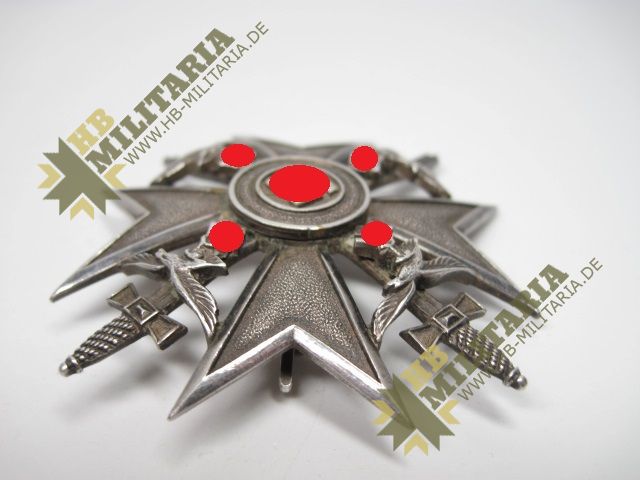 Spanienkreuz Silber mit Schwerter inkl. Fotoexpertise Carsten Baldes. – Bild 13