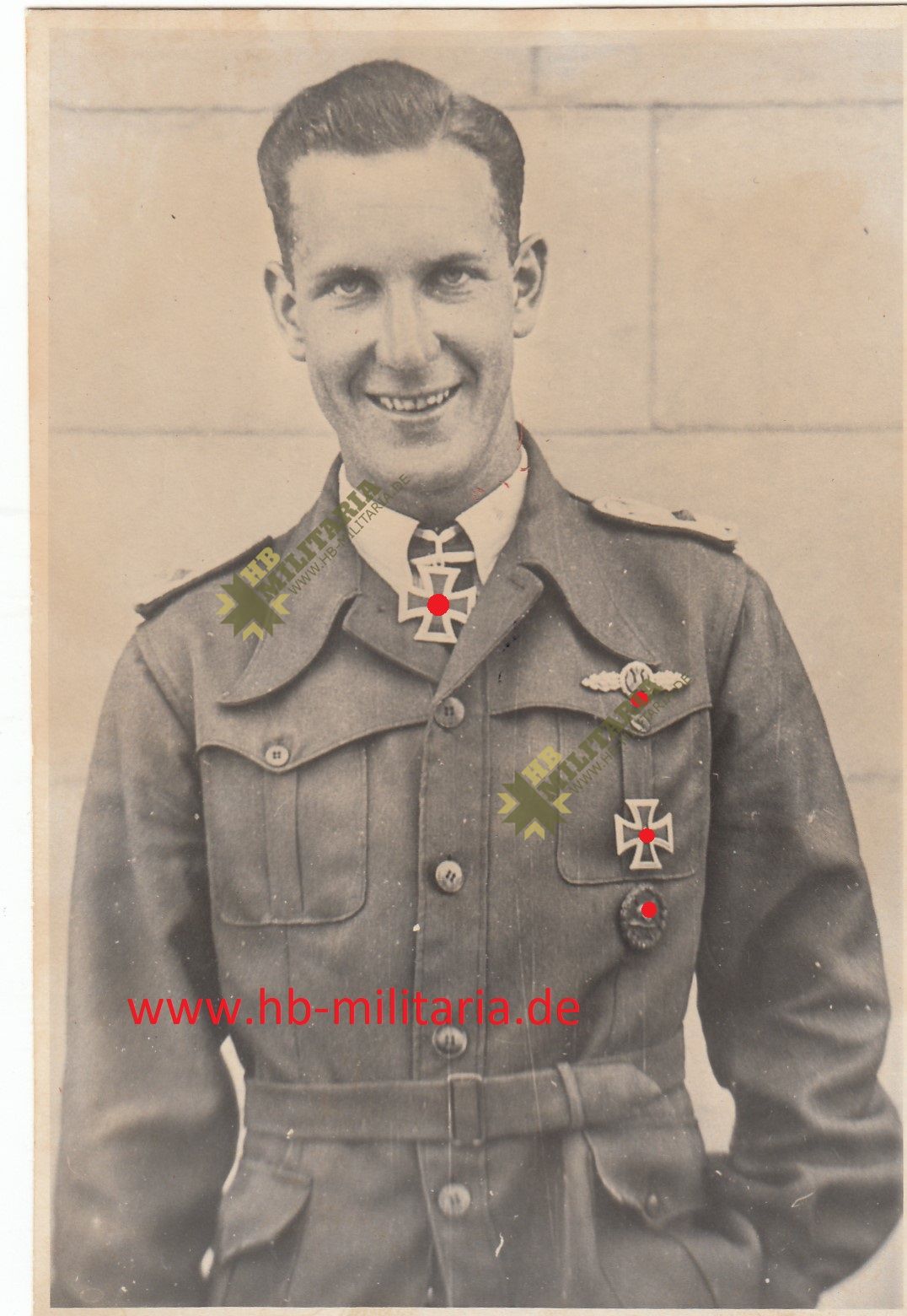 Foto Ritterkreuzträger Heinrich "Hein" Eppen- VERKAUFT- SOLD