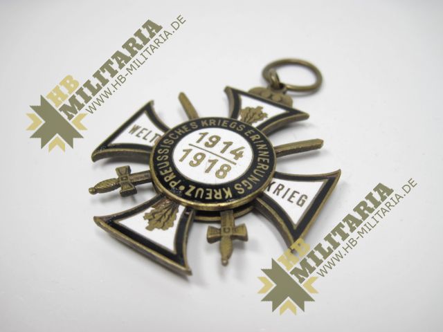 Preußen: Kriegserinnerungskreuz für Kämpfer mit Schwerter – Bild 7