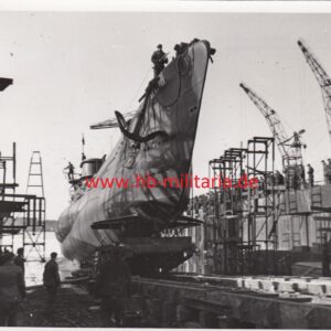 Foto Indienststellung eines U Bootes der Lübecker Flender Werke