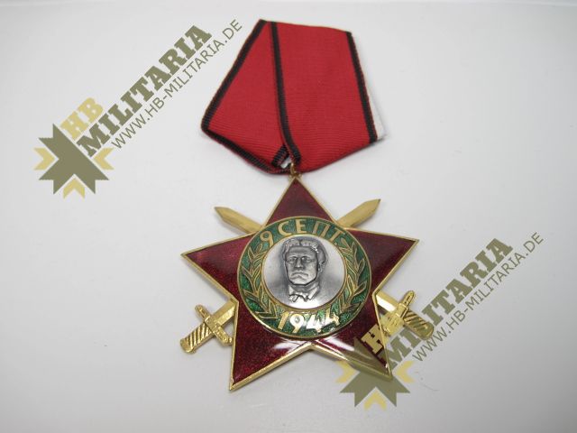 Bulgarien: Orden vom 9. September 1944, zweite Klasse mit Schwerter