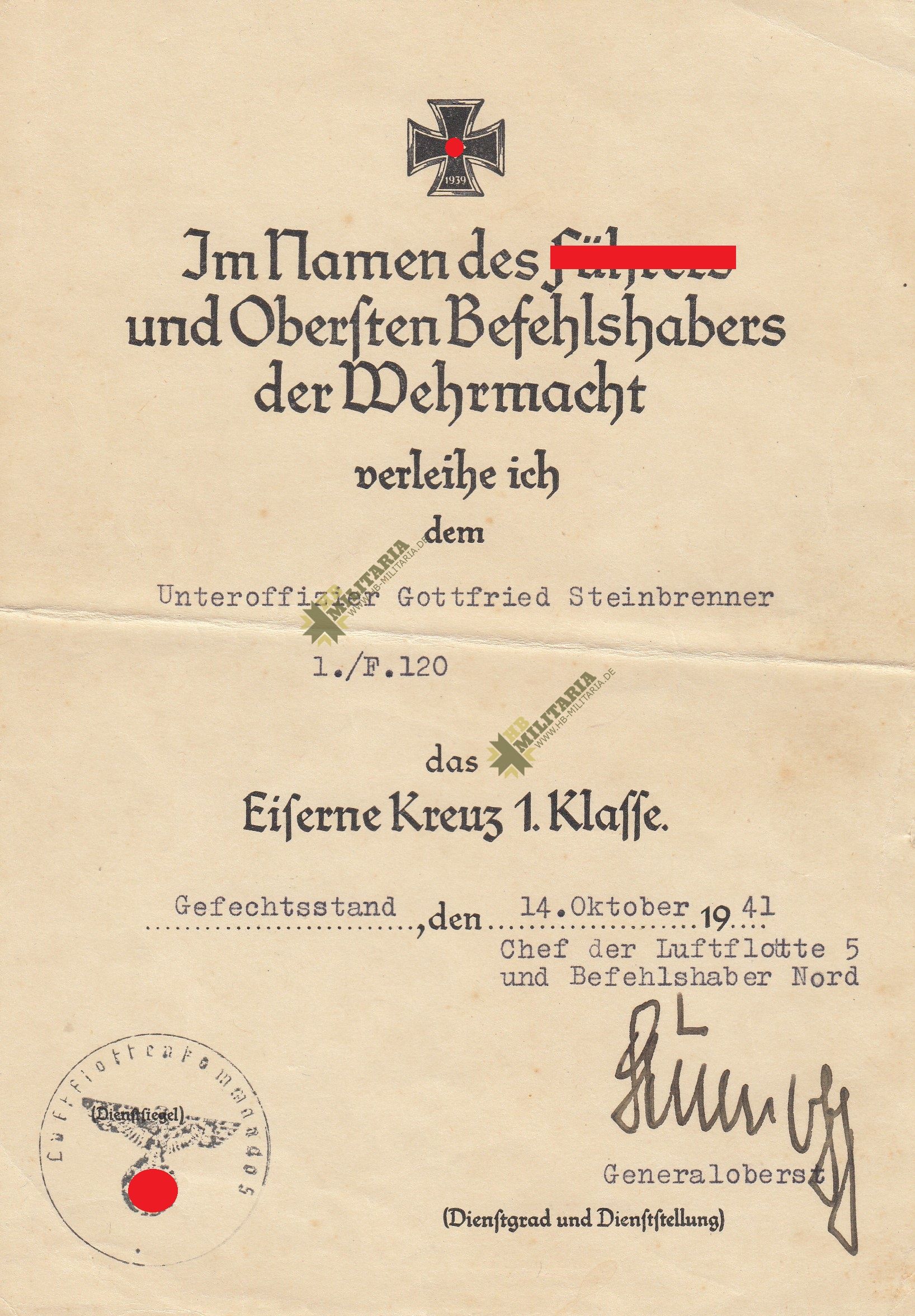 Kleine Urkundengruppe Aufklärer- VERKAUFT- SOLD