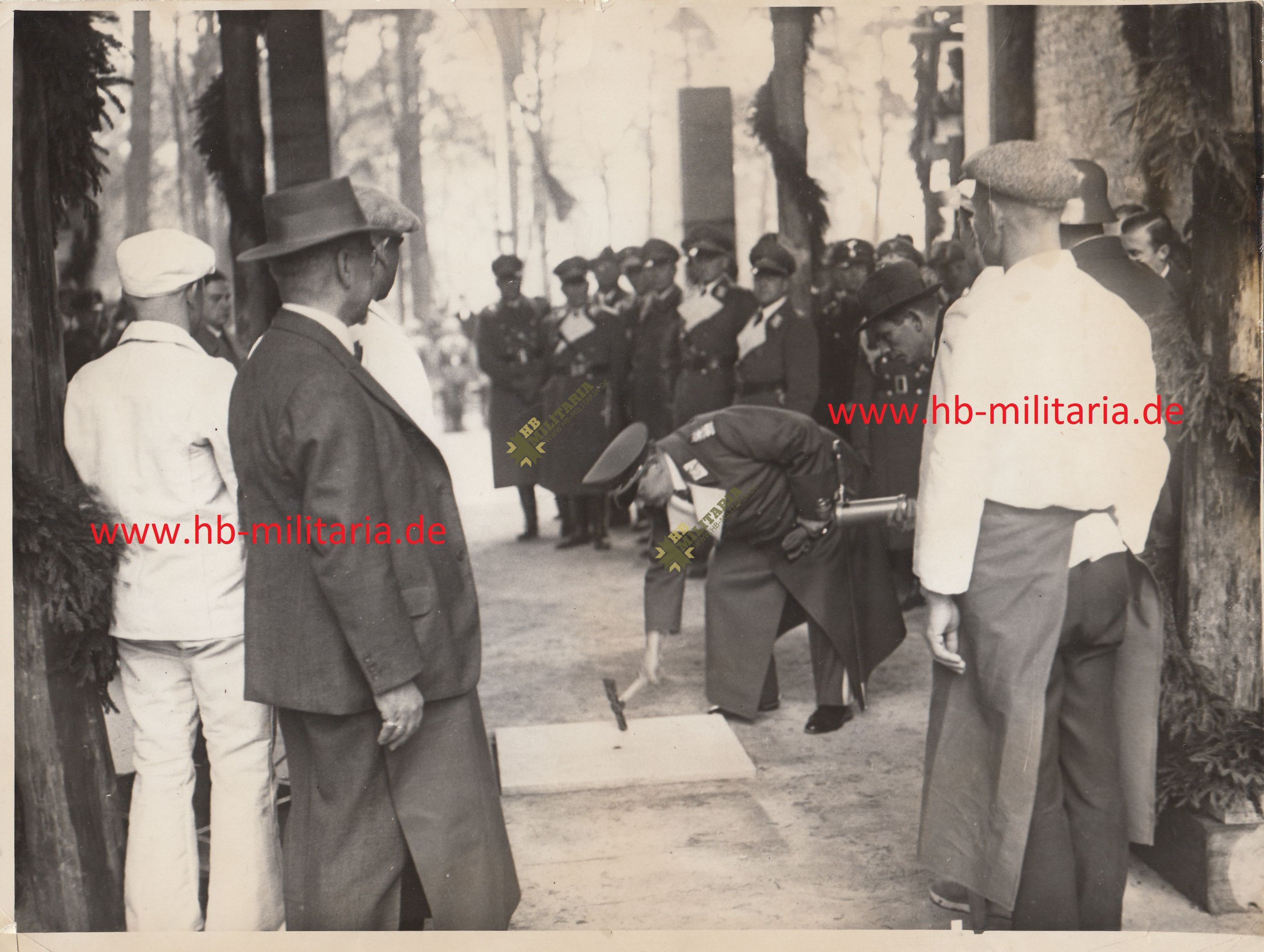 Pressefoto Richtfest des Kasernen- Neubaus für Rgt. "General Göring"- VERKAUFT- SOLD