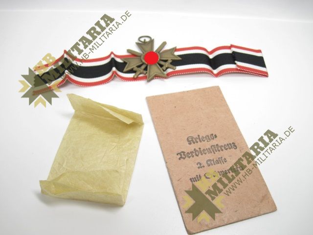 Kriegsverdienstkreuz 1939 zweite Klasse mit Schwertern- VERKAUFT- SOLD