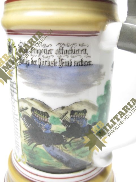 Preußen: Reservistenkrug Dragoner Rgt. 14 Colmar 1900-1903 – Bild 7