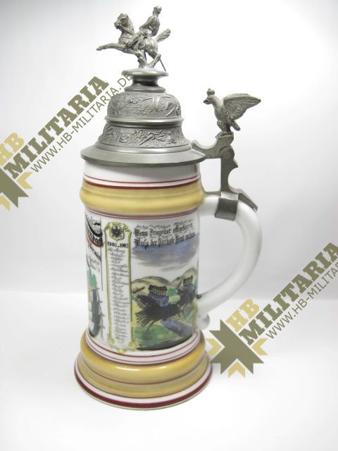 Preußen: Reservistenkrug Dragoner Rgt. 14 Colmar 1900-1903