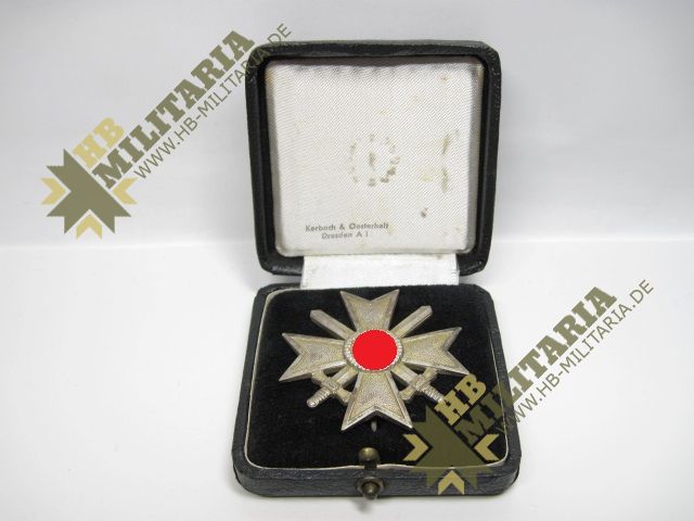Kriegsverdienstkreuz 1. Klasse mit Schwerter 1939 im Etui- VERKAUFT- SOLD – Bild 8