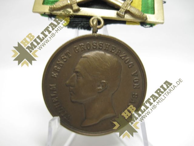 Sachsen-Weimar: Allgemeines Ehrenzeichen in Bronze mit Schwerterspange- VERKAUFT- SOLD – Bild 2
