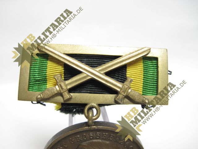 Sachsen-Weimar: Allgemeines Ehrenzeichen in Bronze mit Schwerterspange- VERKAUFT- SOLD – Bild 3