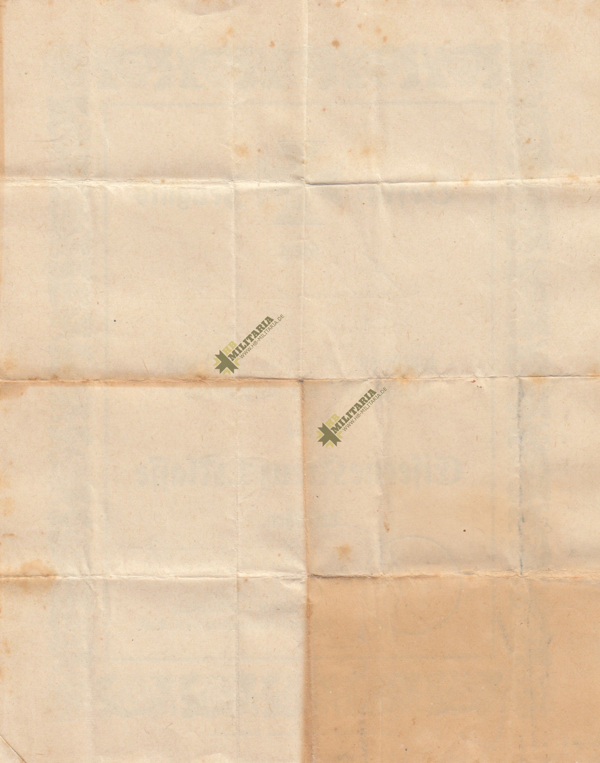 Besitzzeugnis für das Eiserne Kreuz 1. Klasse. EK1. – Bild 2