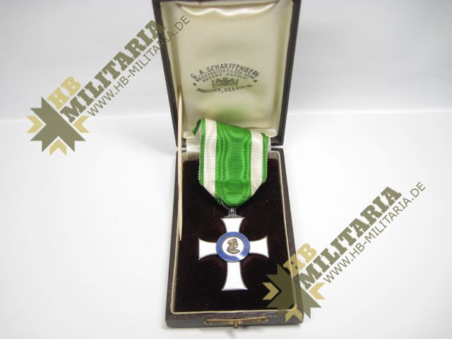 Sachsen: Albrechtsorden 2. Modell. Ritterkreuz im Etui.- VERKAUFT- SOLD – Bild 2