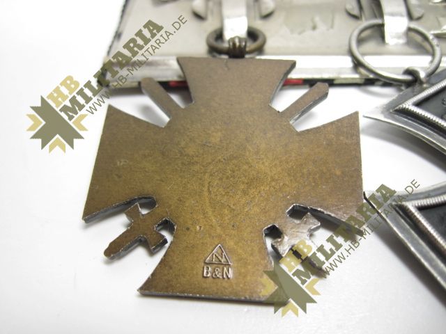 Ordensschnalle/ Spange, EK2/ Eisernes Kreuz, Kriegsteilnehmerkreuz u. Feldspange – Bild 11