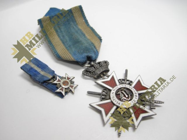 Rumänien: Orden der Krone von Rumänien, 2. Modell- VERKAUFT- SOLD – Bild 8