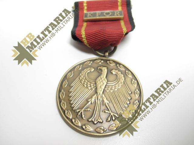 Bundeswehr Einsatzmedaille KFOR in bronze mit Bandschnalle – Bild 3