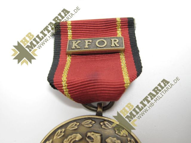 Bundeswehr Einsatzmedaille KFOR in bronze mit Bandschnalle – Bild 4