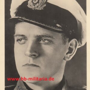 Fotopostkarte Erich Topp mit originaler Signatur. U552