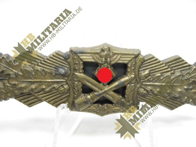 Nahkampspange in bronze, inkl. Fotoexpertise Baldes – Bild 2